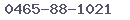0465-88-1021
